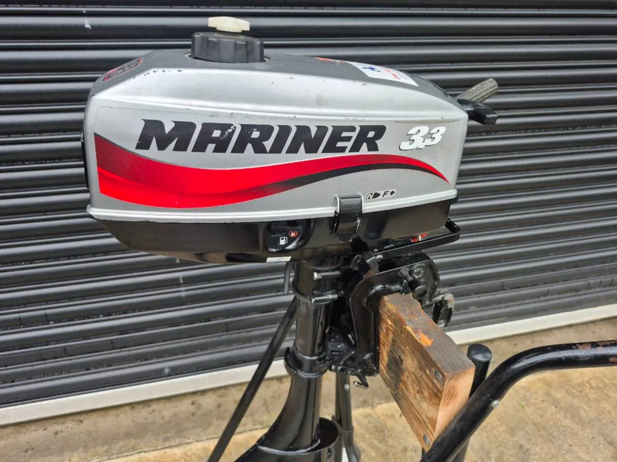 Mariner 3.3hp boat outboard motor short shaft - Image 2