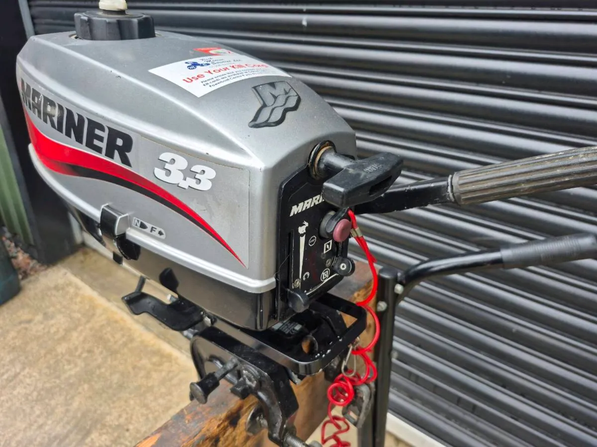 Mariner 3.3hp boat outboard motor short shaft - Image 4