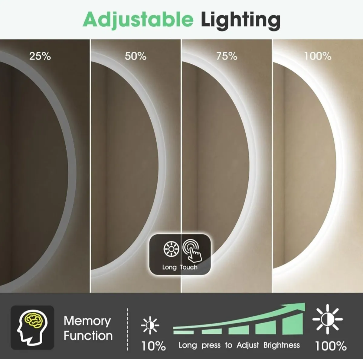 LED Bathroom Mirror - Image 4