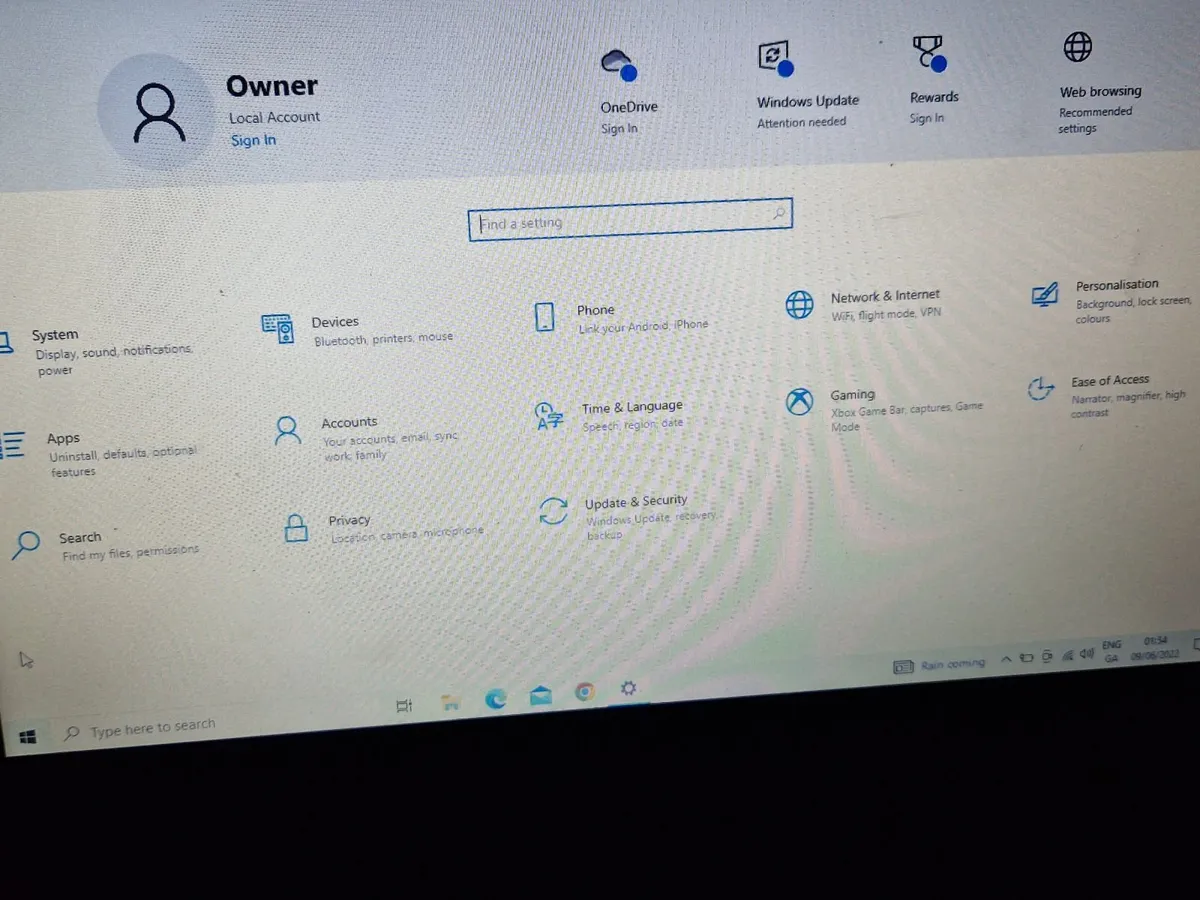 HP Stream, 32GB HDD, 2GB Ram, Windows 10, Blue - Image 2