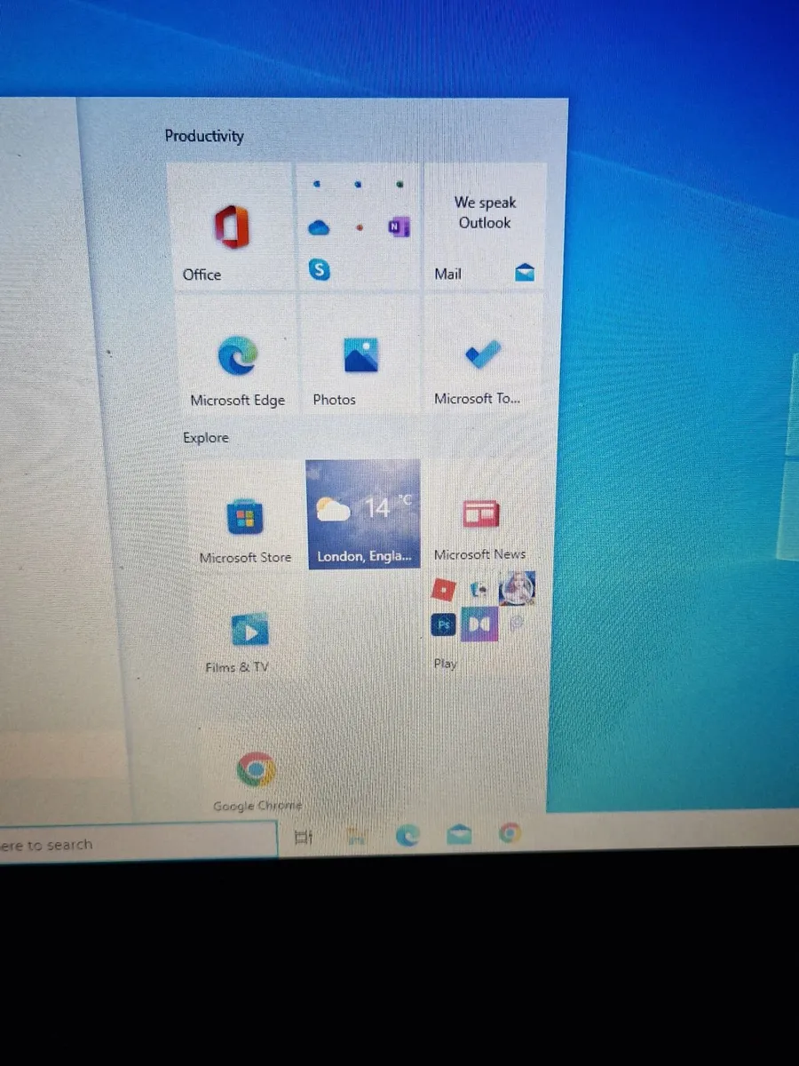HP Stream, 32GB HDD, 2GB Ram, Windows 10, Blue - Image 3