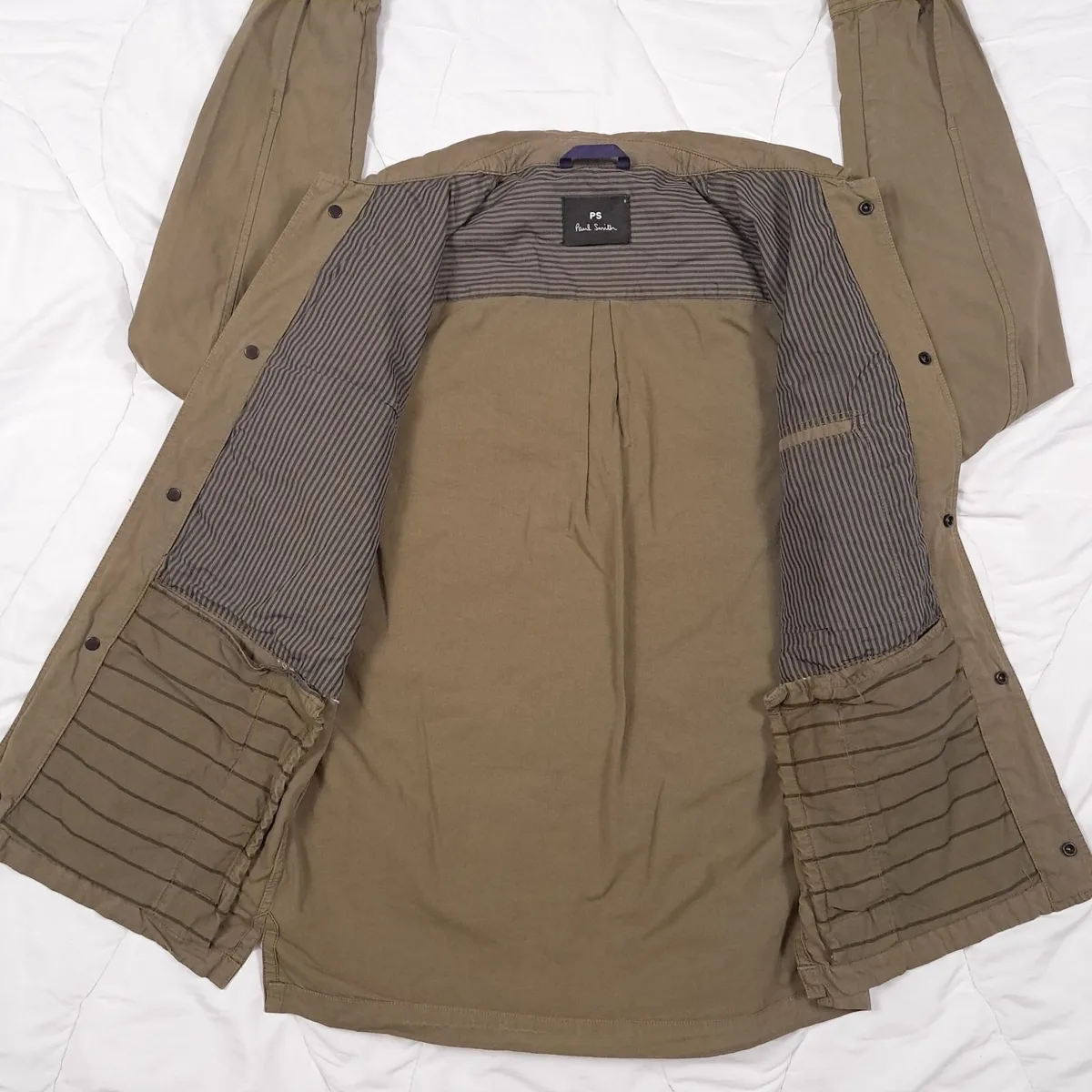 Paul Smith Green Khaki Utility Jacket Size S - Image 4