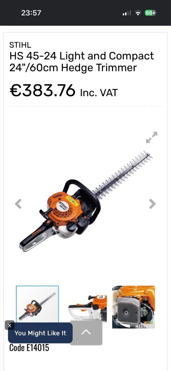 Stihl hedge cutter hs45