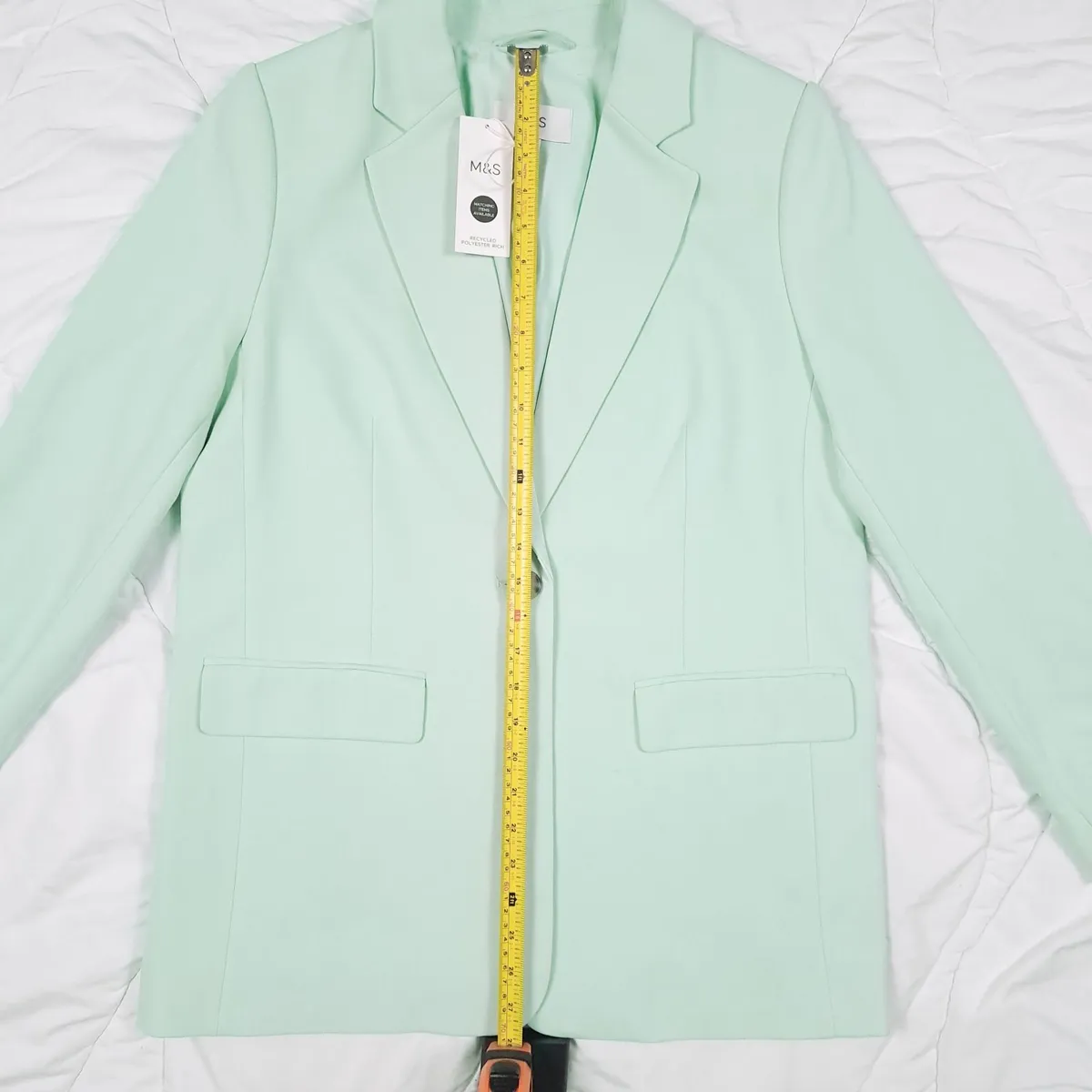 Marks & Spencer Green Pastel Blazer 12UK/40EU - Image 2