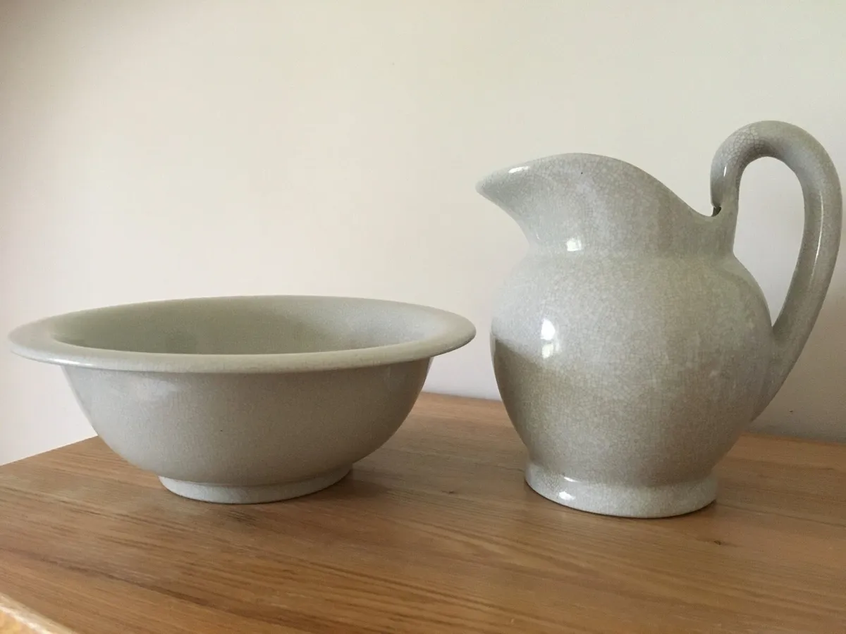 Ceramic Pitcher & Bowl Set - Image 3