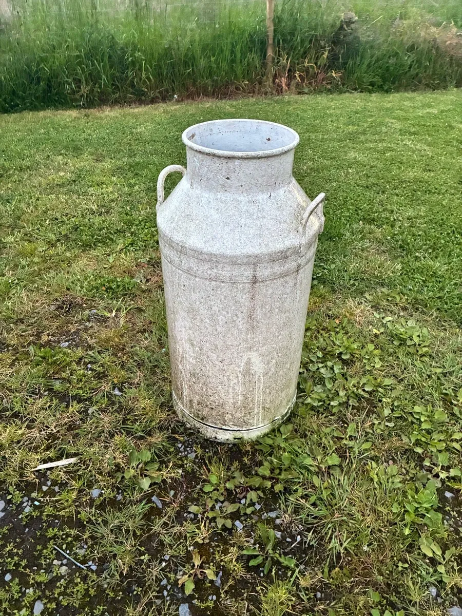 Vintage Aluminium Milk Churn - Image 1