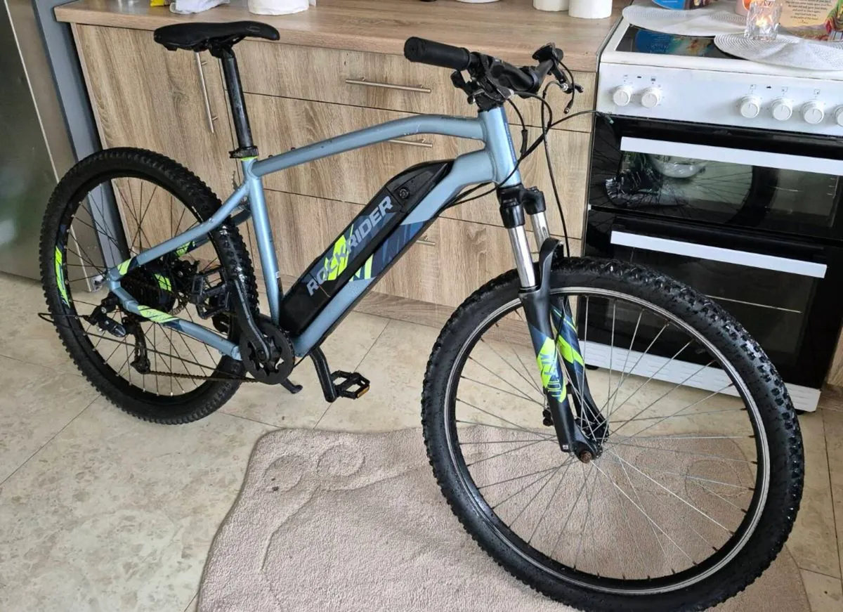 ADULTS ROCKRIDER  ELECTRIC BIKE MOUNTAIN BIKE E-ST - Image 1