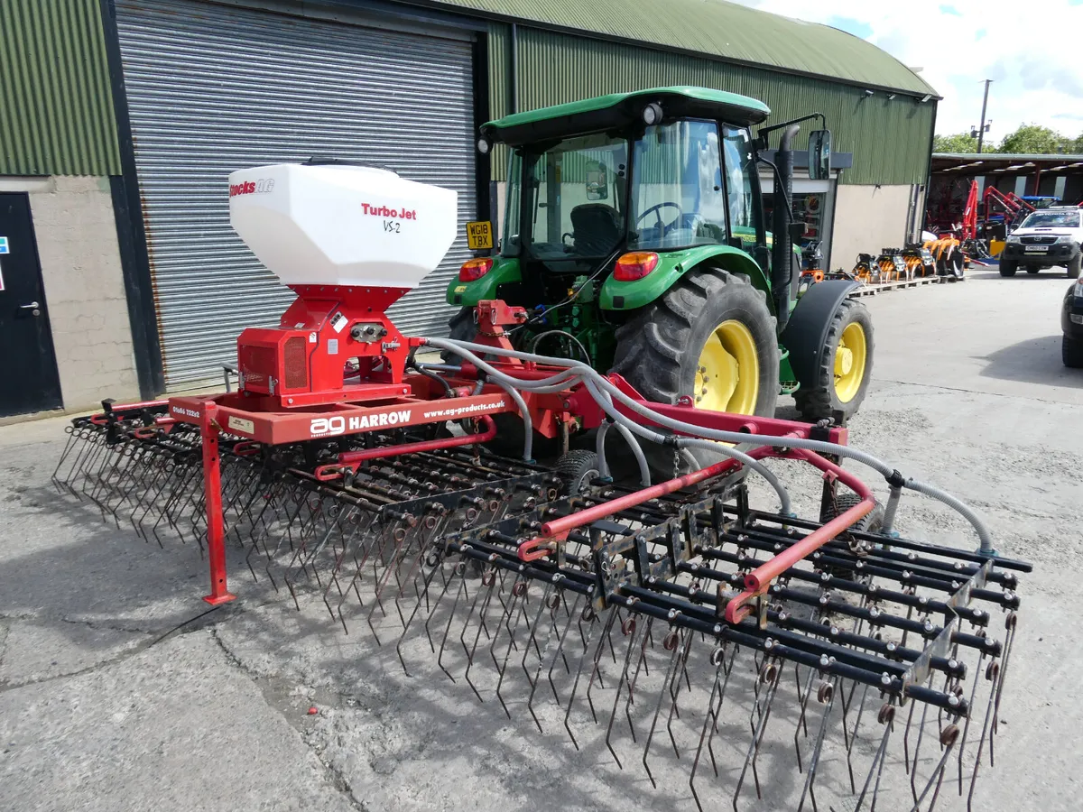 6m AG Harrow with Stock seeder - Image 2