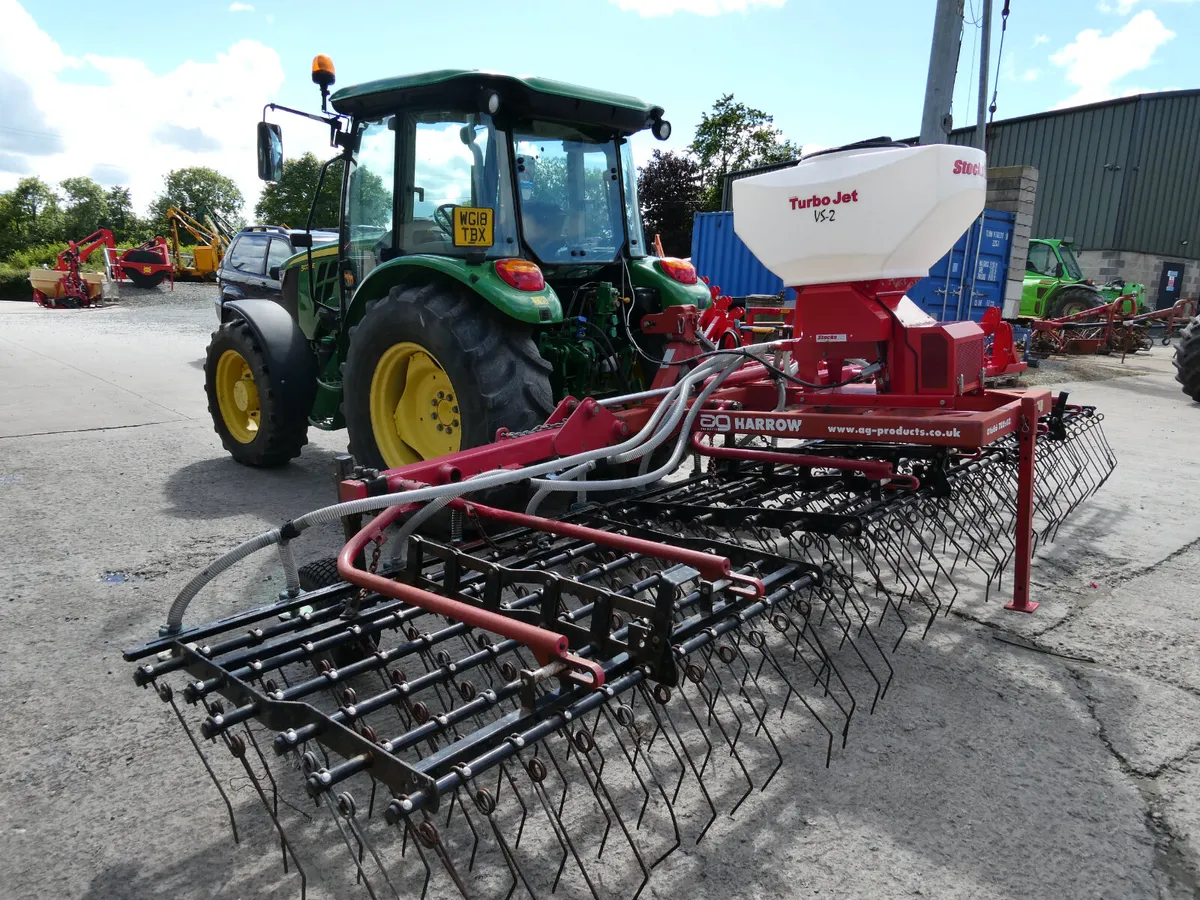 6m AG Harrow with Stock seeder - Image 3