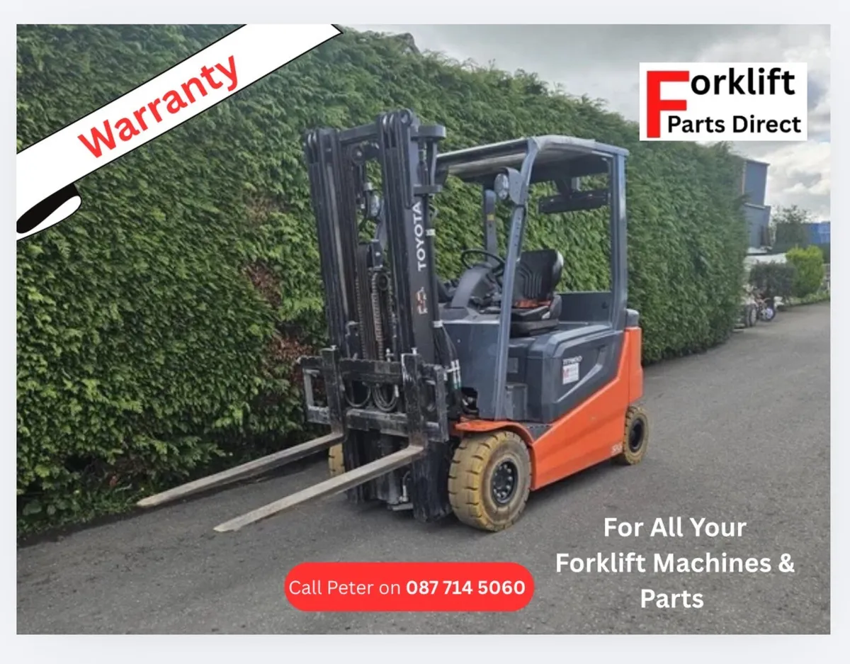Electric Toyota 2.5 ton forklift - Image 1
