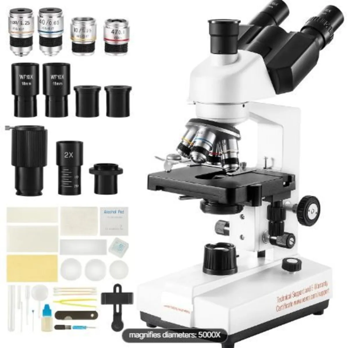 Compound Trinocular Microscope 40X-2500 - Image 1