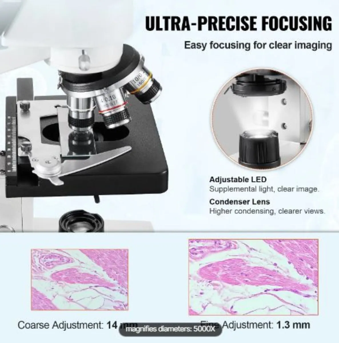 Compound Trinocular Microscope 40X-2500 - Image 2