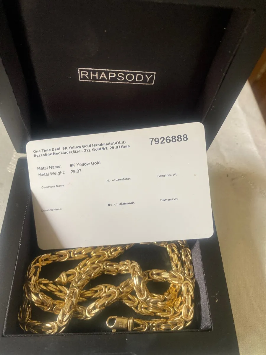 Gold chain - Image 1