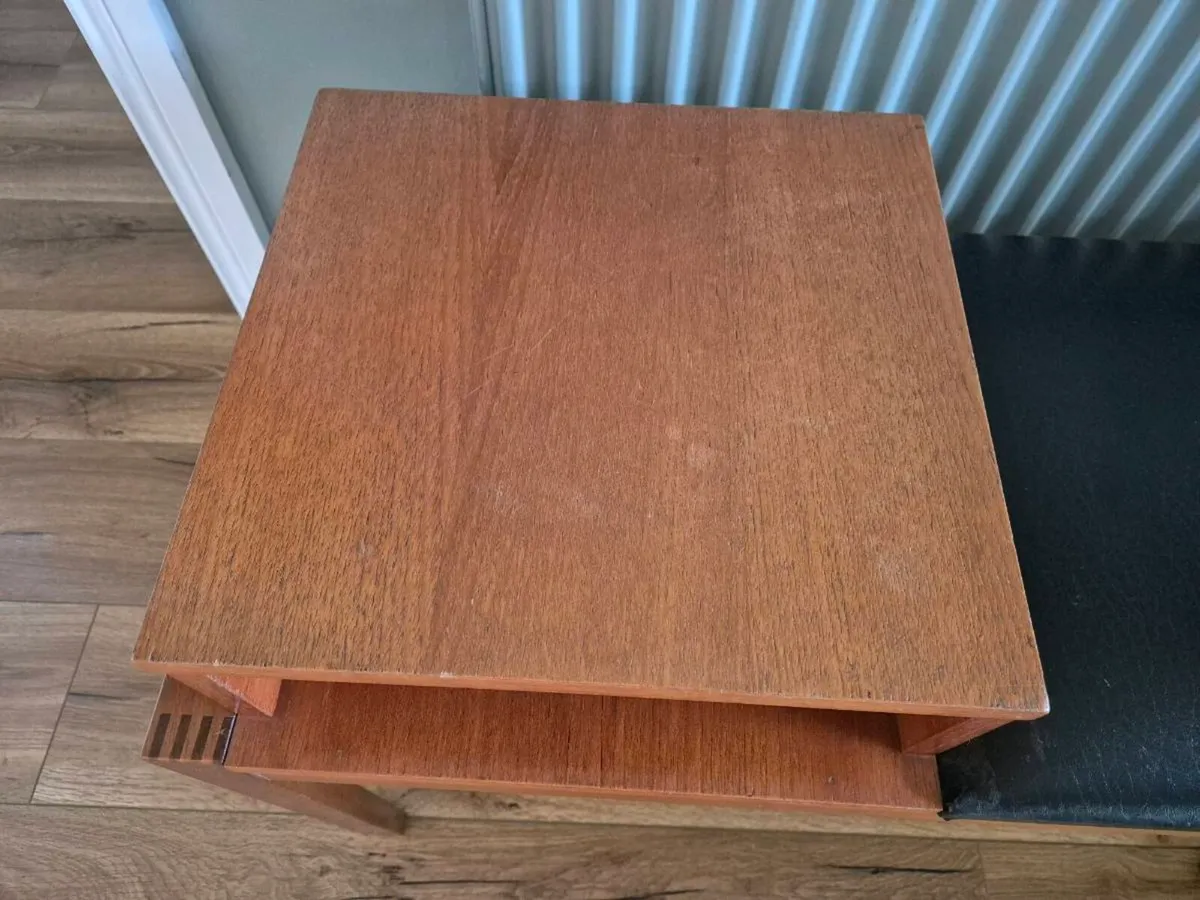 Vintage hall telephone table/seat - Image 4