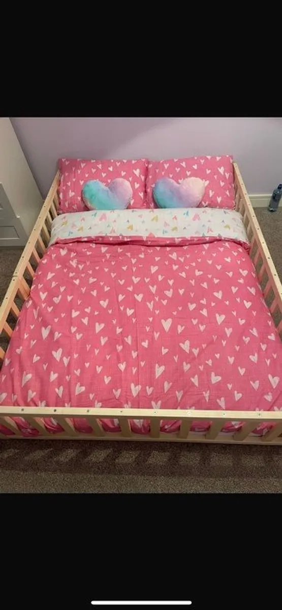 toddler floor bed
