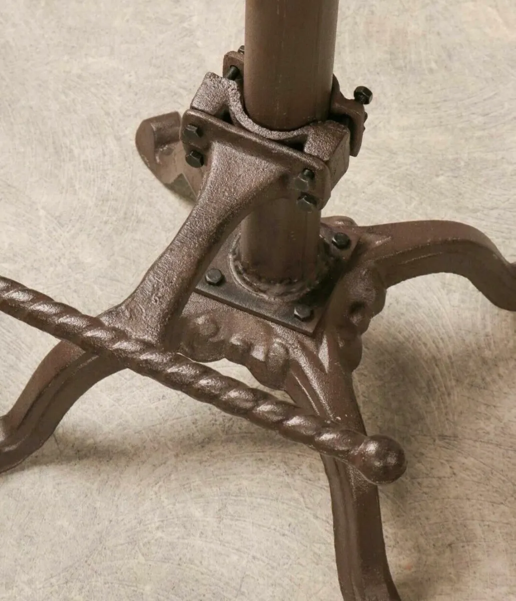 2 x Cast Iron Tractor Style Kitchen Stools NEW - Image 4