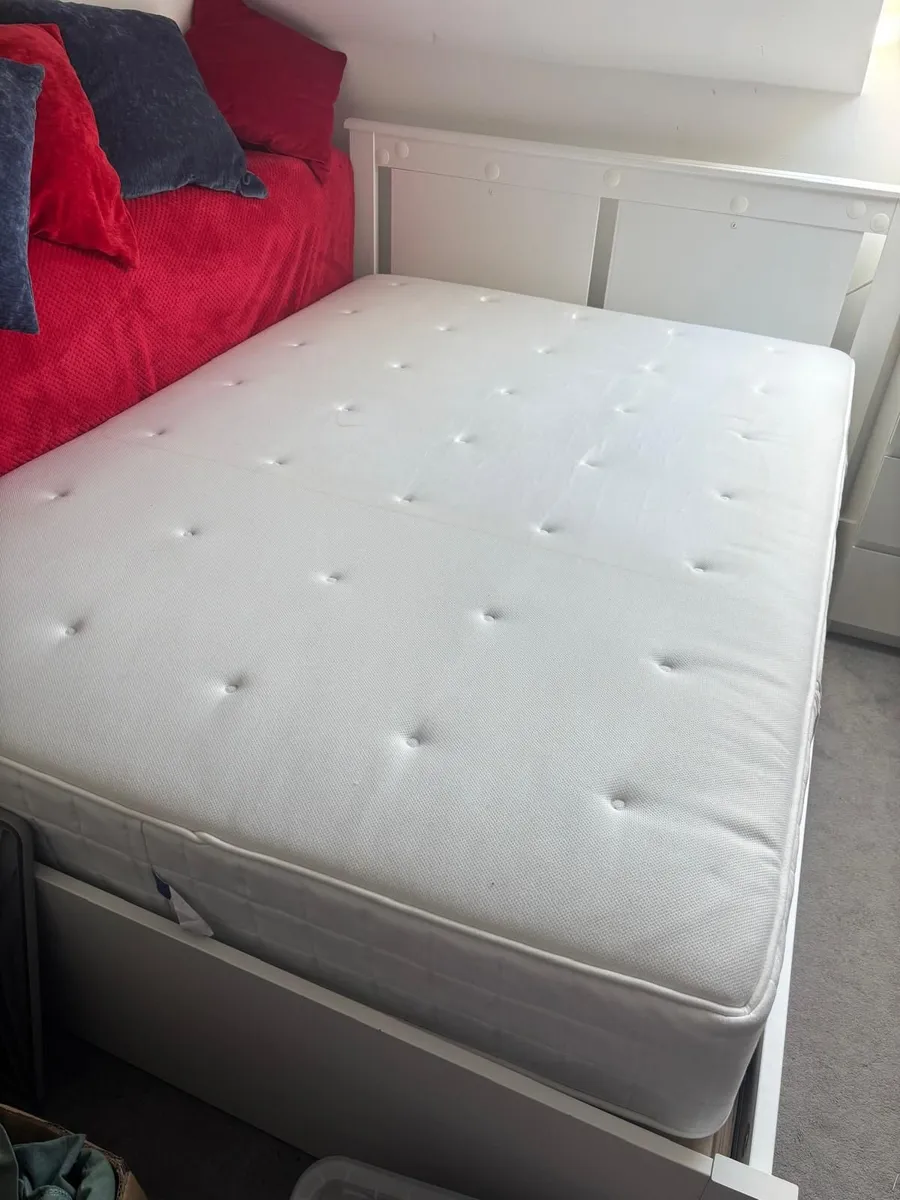 Double bed frame with mattress - COLLECTION ONLY - Image 2
