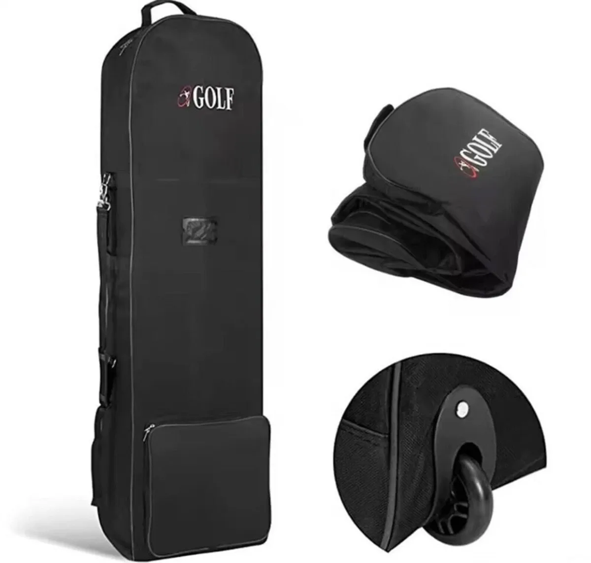 New Golf Bag Flight Travel Foldable Cover Case - Image 3