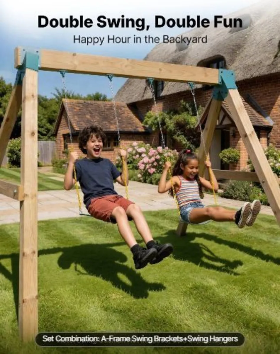 Swing Set Brackets, Heavy-Duty A-frame Set - Image 2