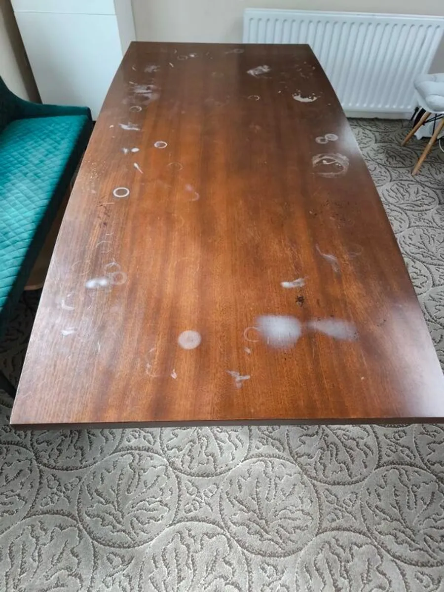 Large Walnut Dining table - Image 3