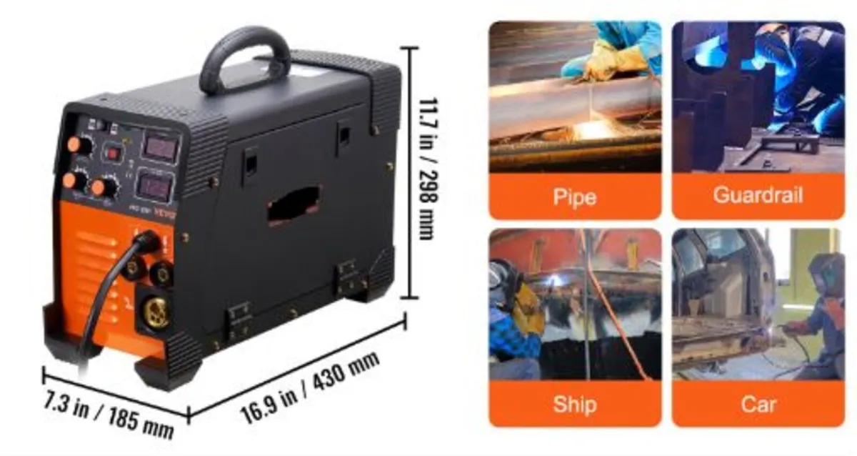 MIG Welder 250 Amp MIG TIG Arc Welder 3 in1 Welder - Image 3