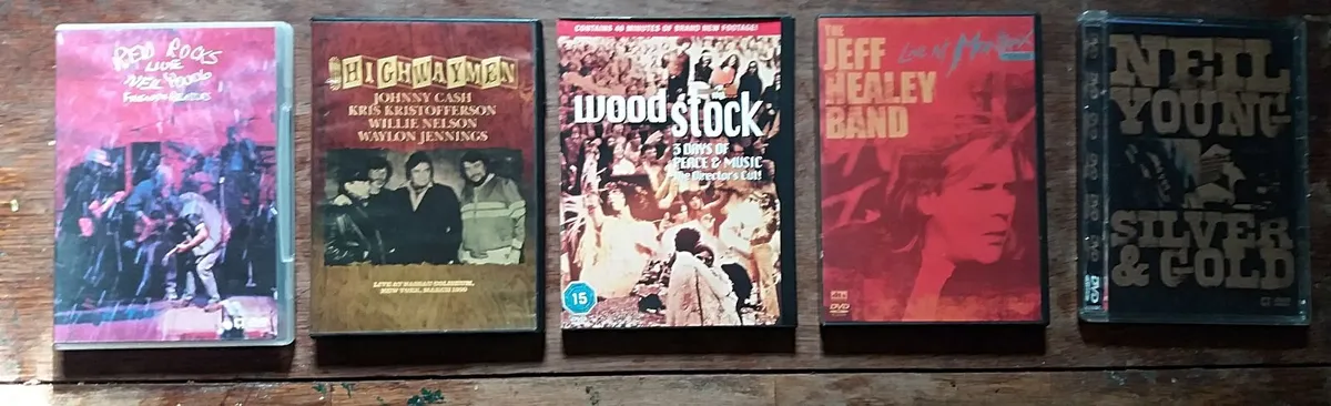 5 music dvds MINT - Image 1