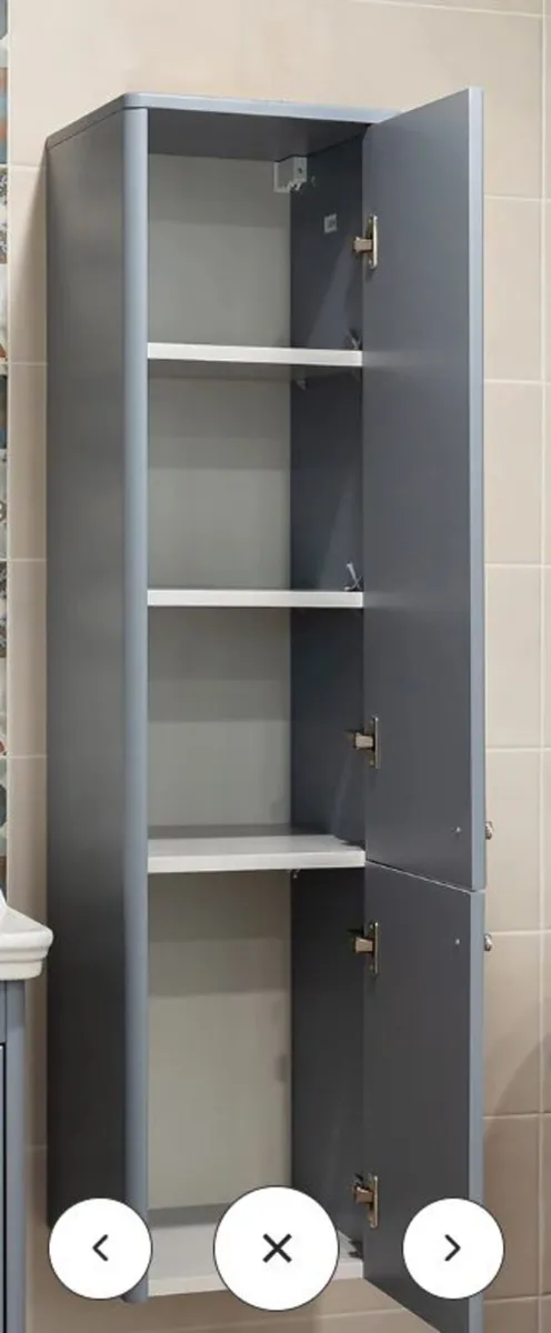 Traditional Stone Grey FloorStanding Vanity Bundle - Image 2