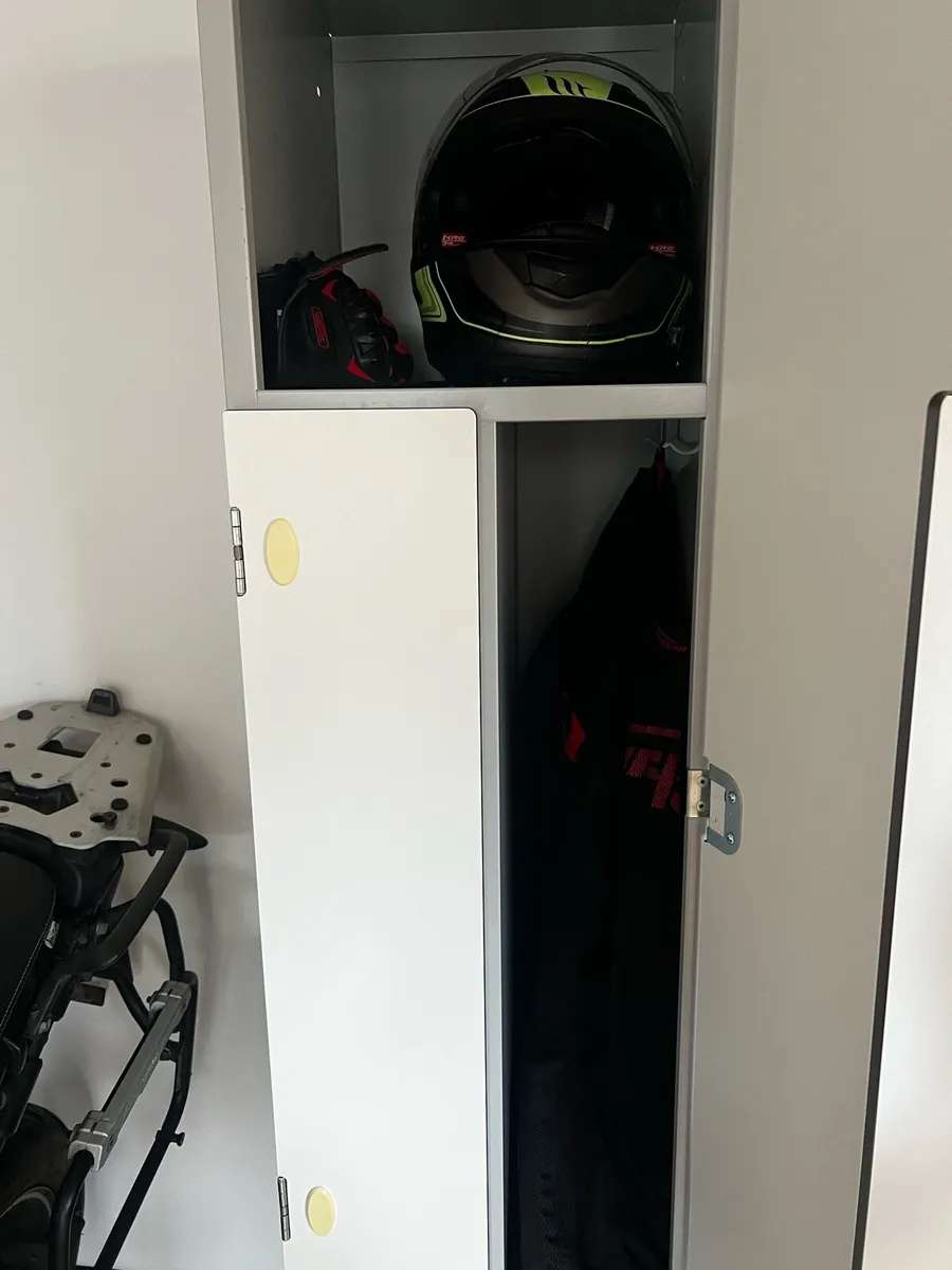 Tall lockers bike gear helmet storage - Image 2