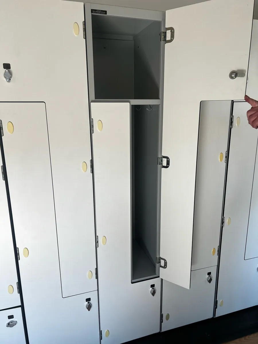 Tall lockers bike gear helmet storage - Image 3