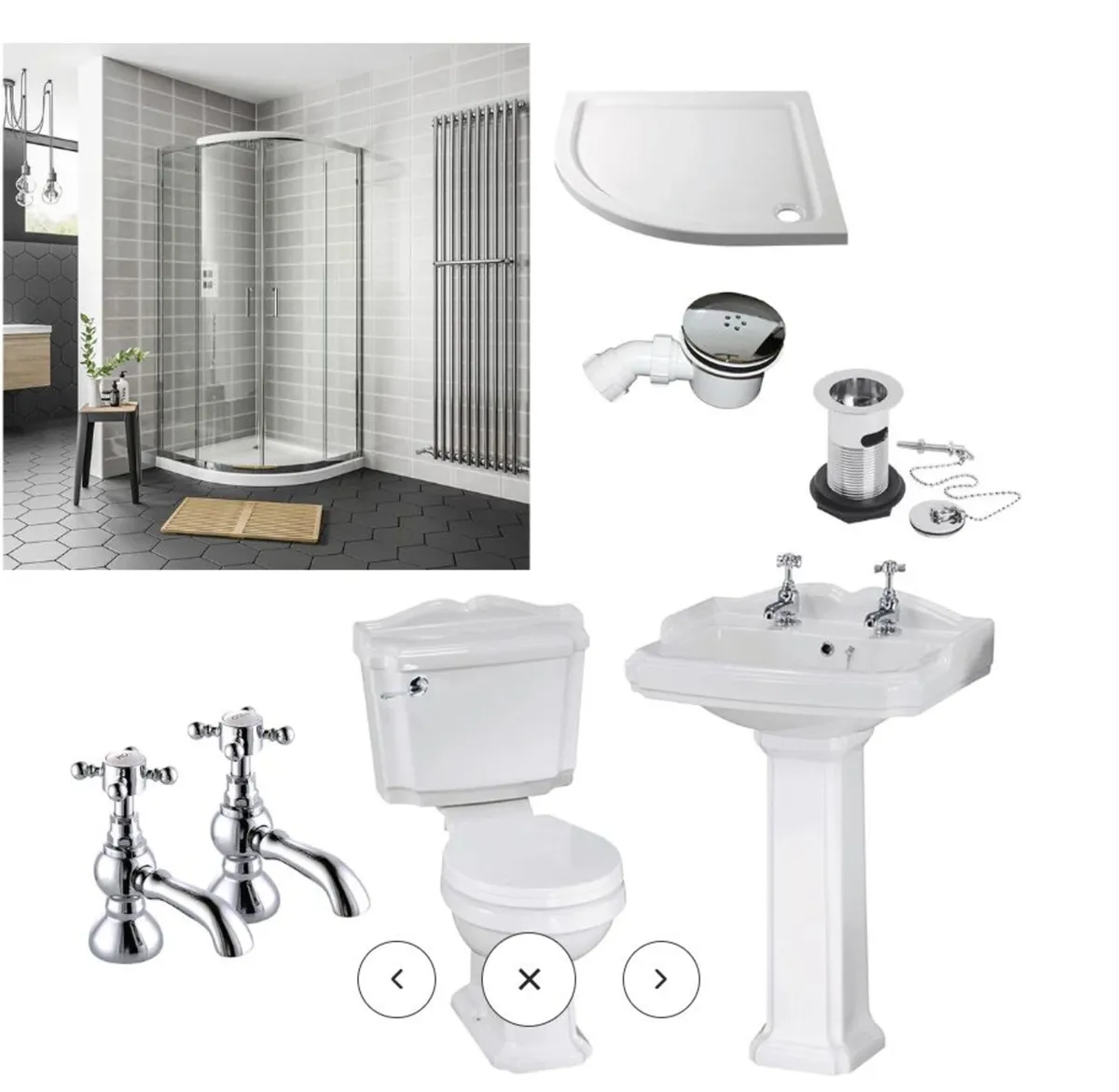 Legend Traditional Shower Room Deal - Image 1