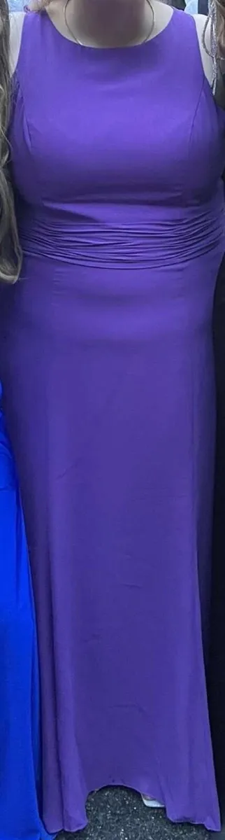 Purple Debs/ Bridesmaids Dress - Image 2
