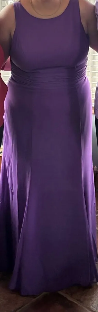 Purple Debs/ Bridesmaids Dress - Image 3