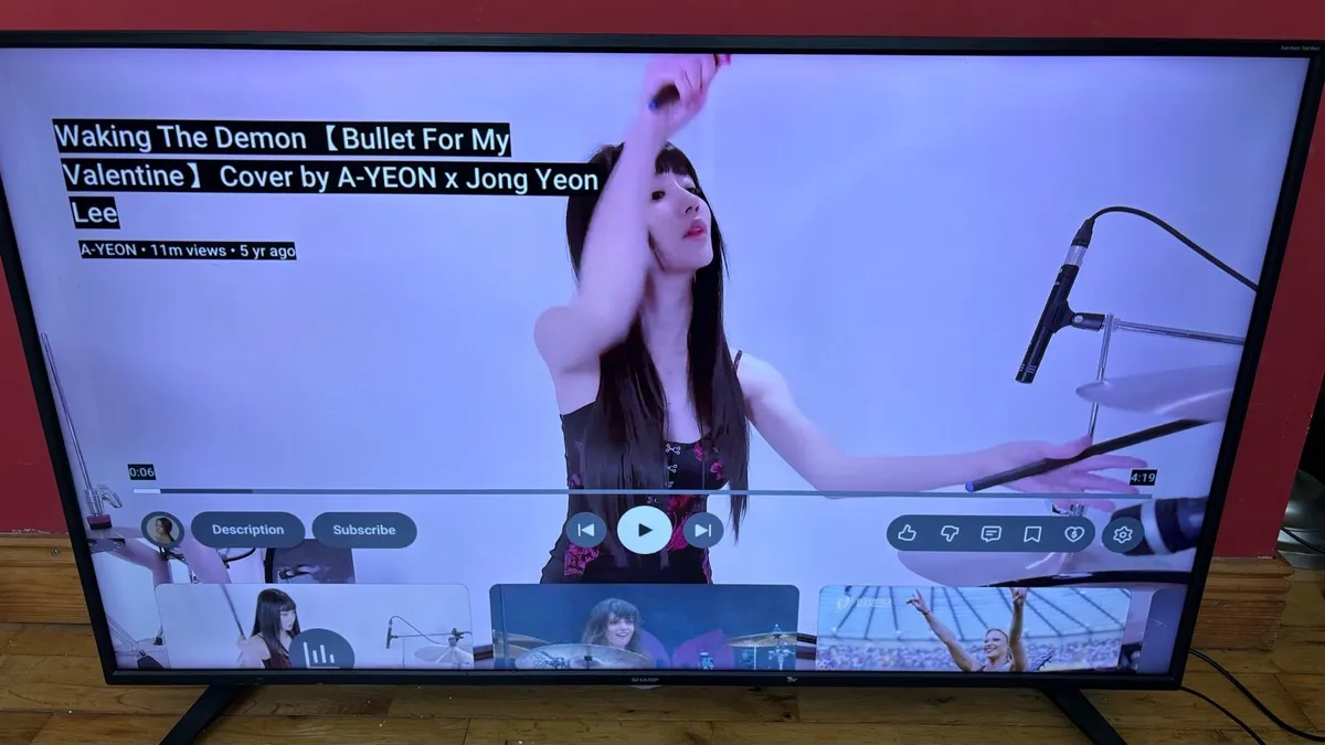 49” Sharp Aquos 4K Smart TV - Image 2