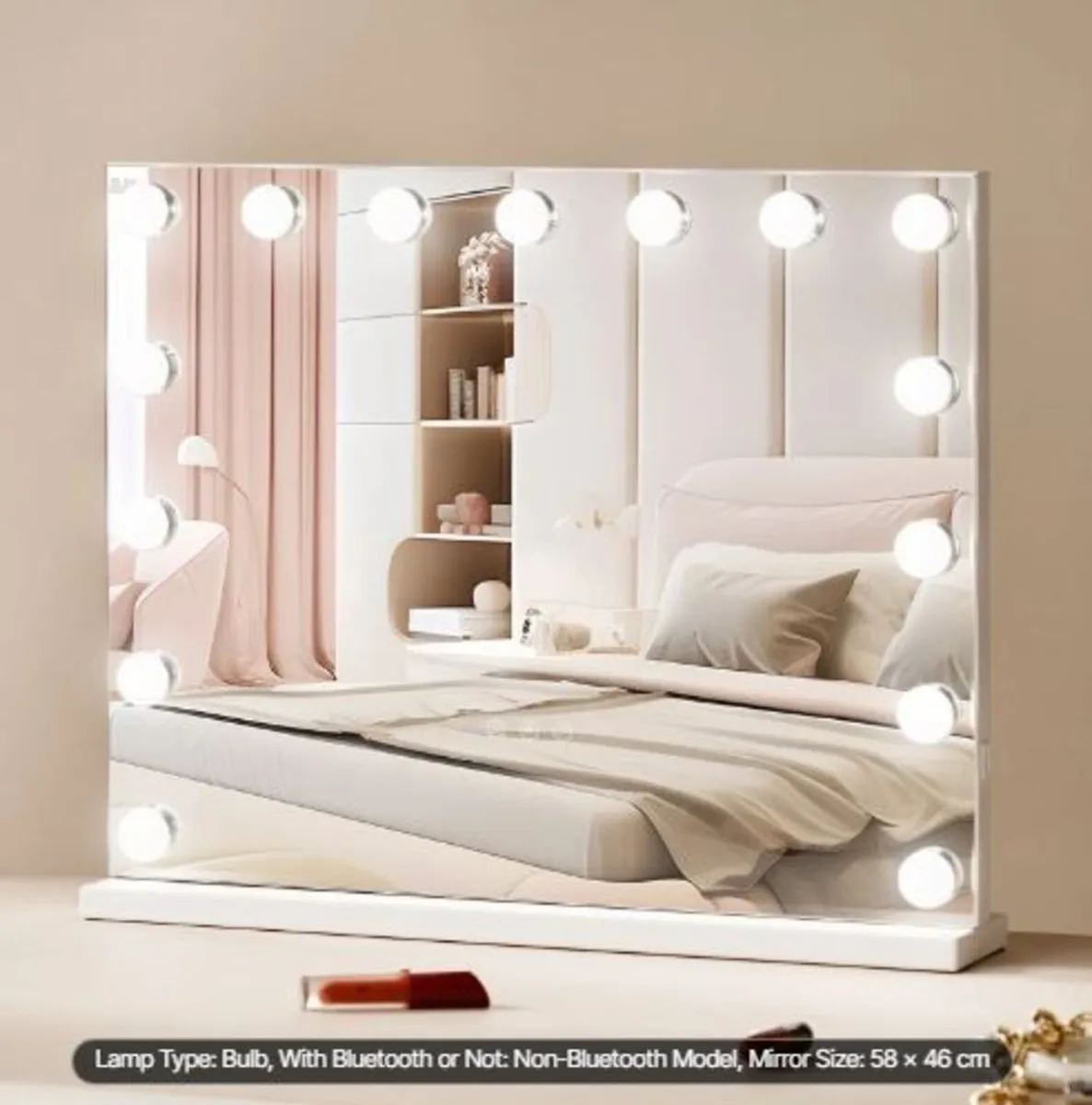 Hollywood Vanity Mirror With Lights w/ USB - Image 4