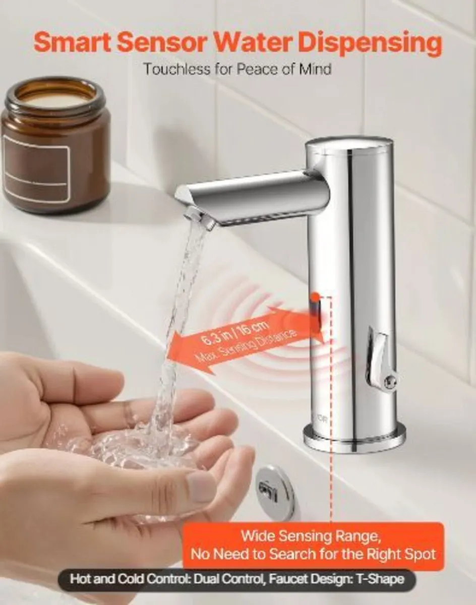 Touchless Bathroom Sink Faucet - Image 1