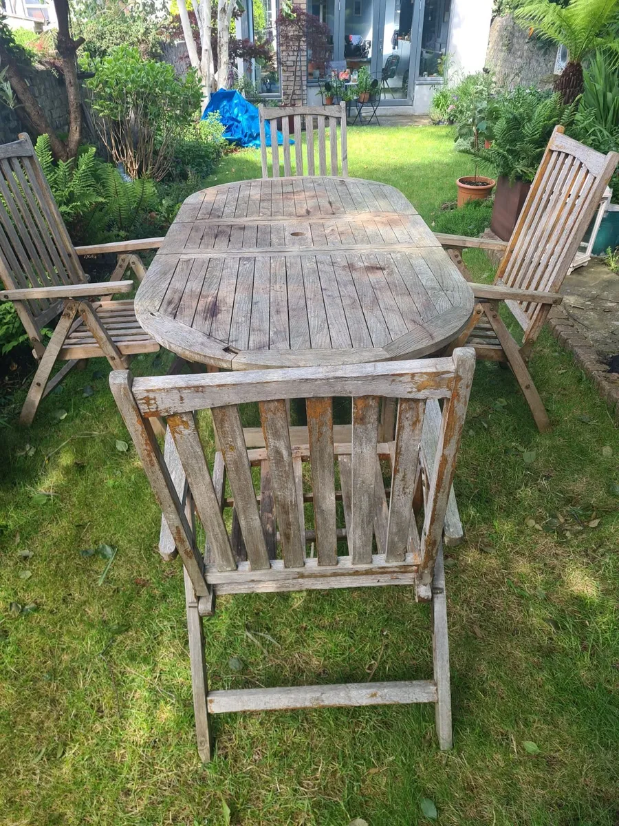 Garden dining set - Image 1