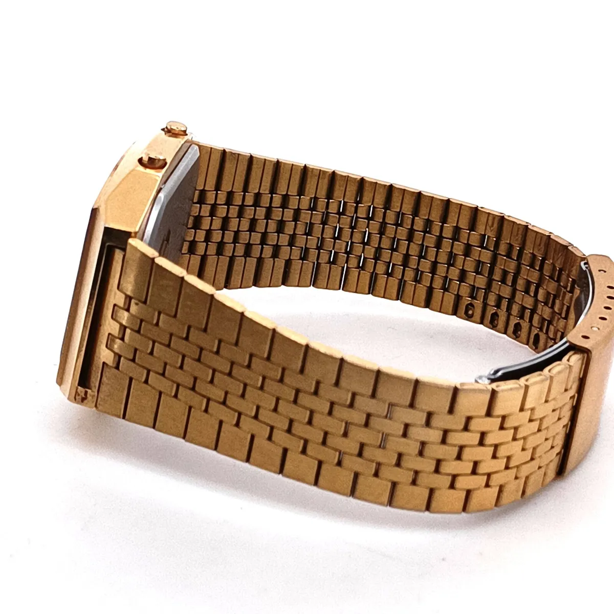 Adec Quartz Alarm Chronograph Gold Tone Watch - Image 3