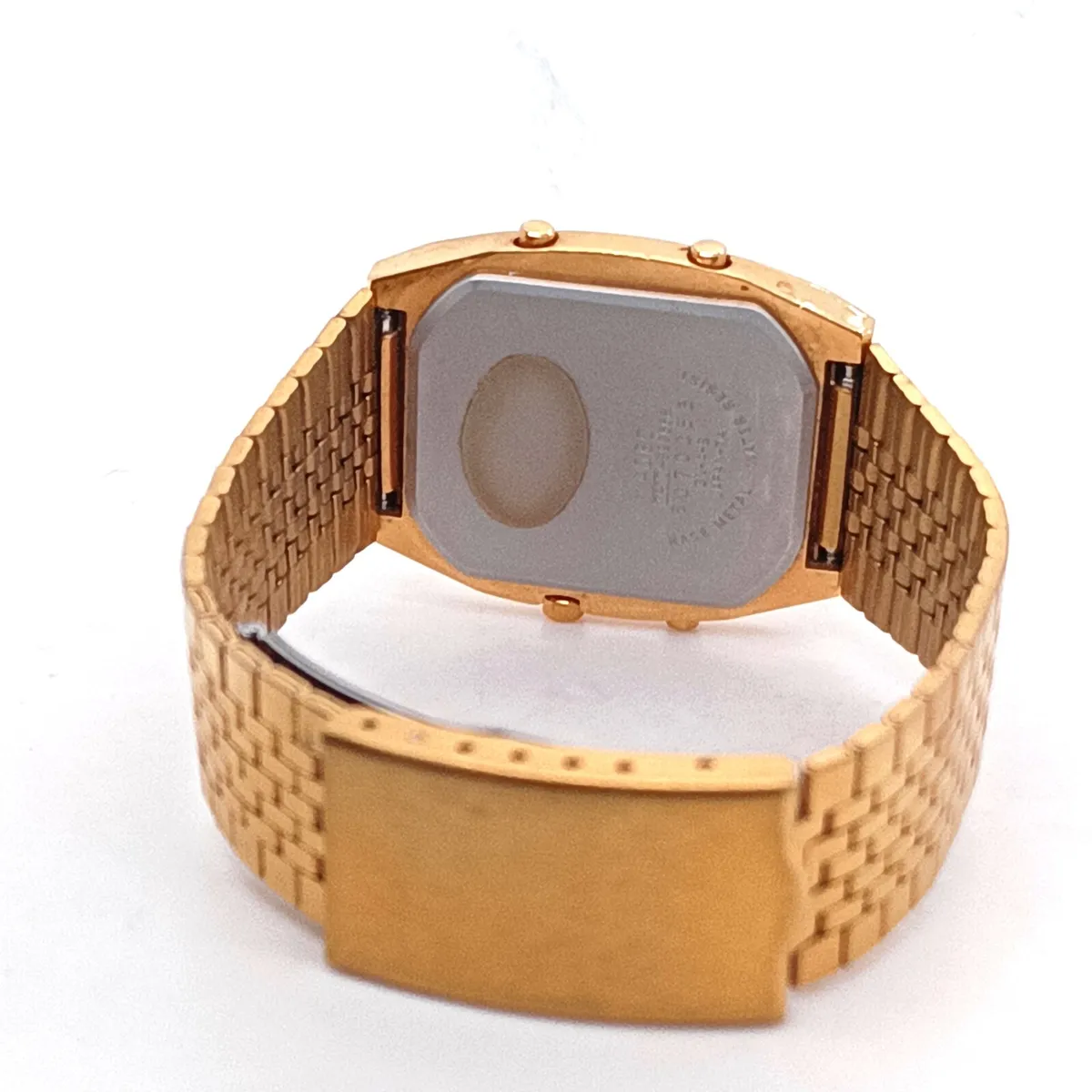 Adec Quartz Alarm Chronograph Gold Tone Watch - Image 4