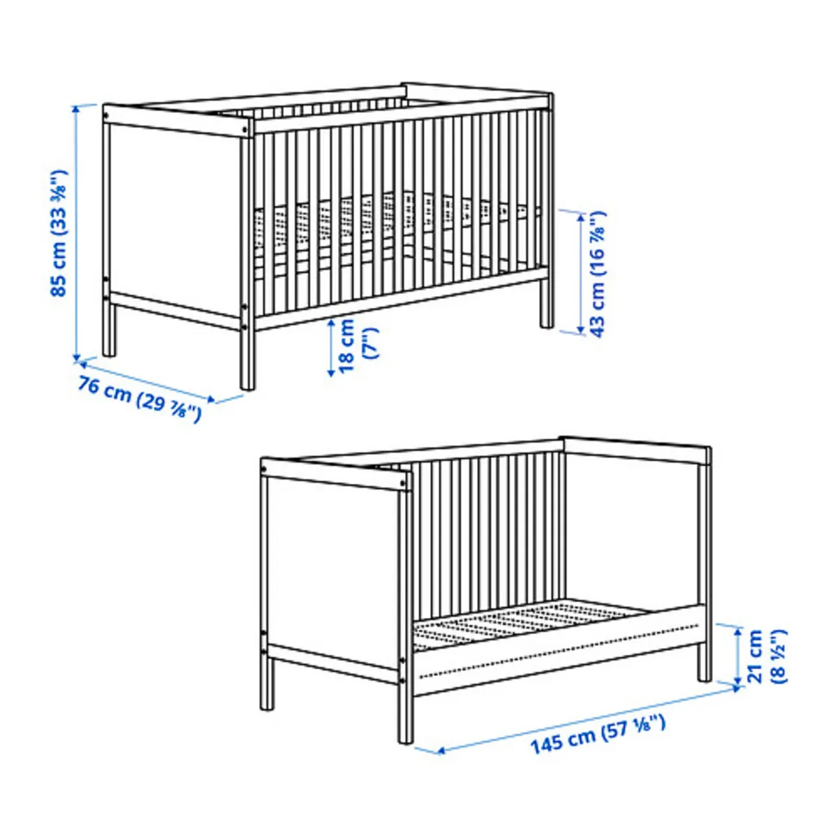 Baby Cot - Image 4