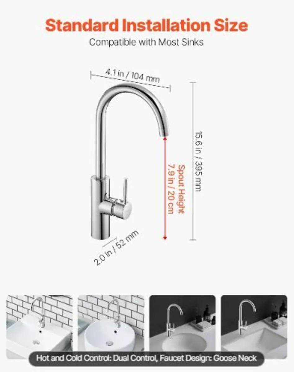 Touchless Kitchen Bar Sink Faucet - Image 2