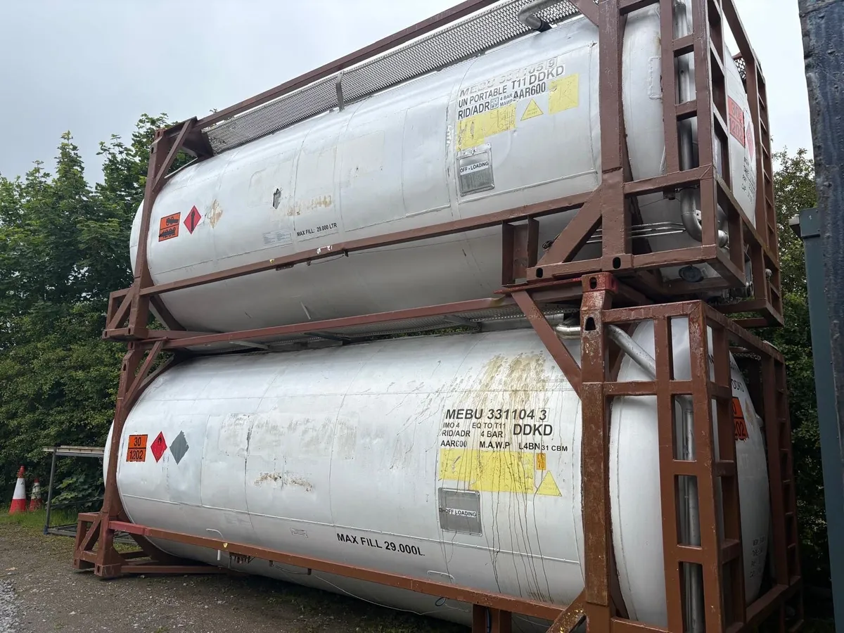 30,000 Litre Stainless Steel Iso Tanks - Image 2