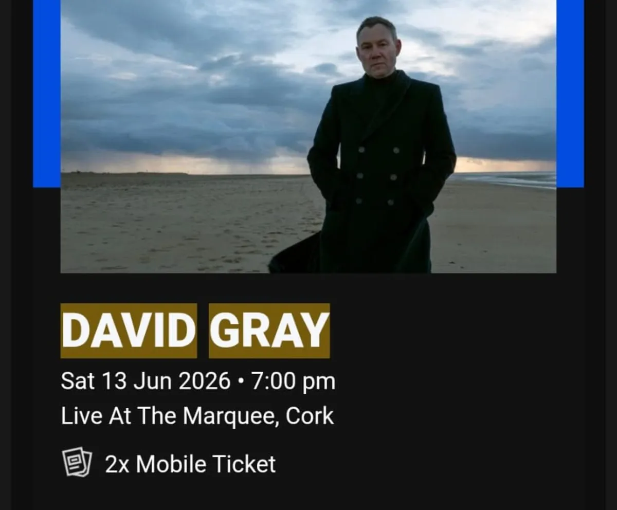 David Gray tickets - best seats in the house