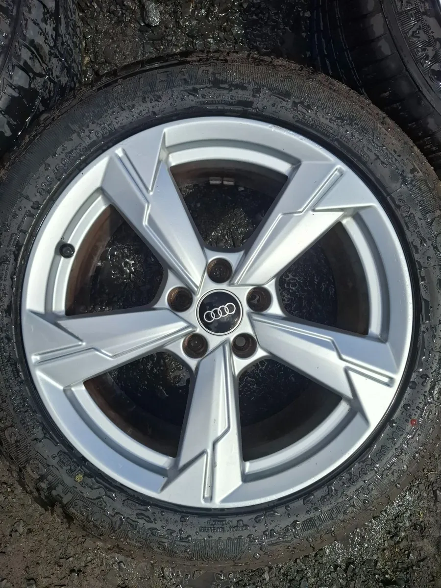 18" Genuine Audi A6 S Line Alloys with tyres - Image 3