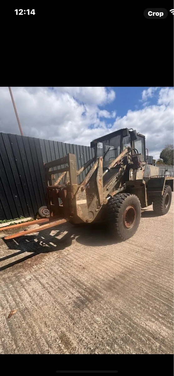 JCB 410  wheel loader forklift - Image 1