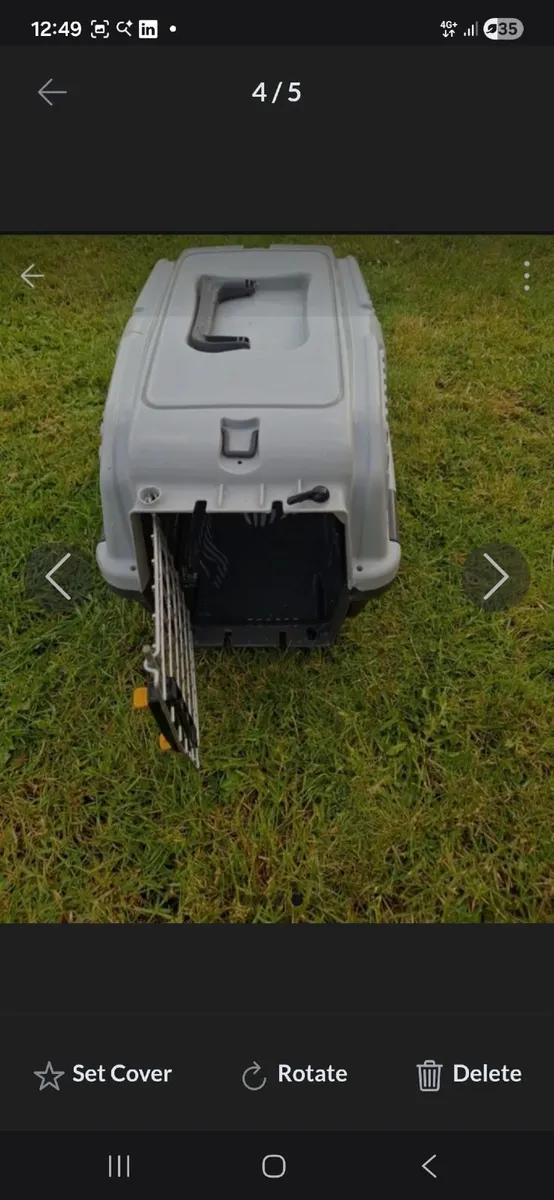 Medium dog crate and small dog travel carrier - Image 4