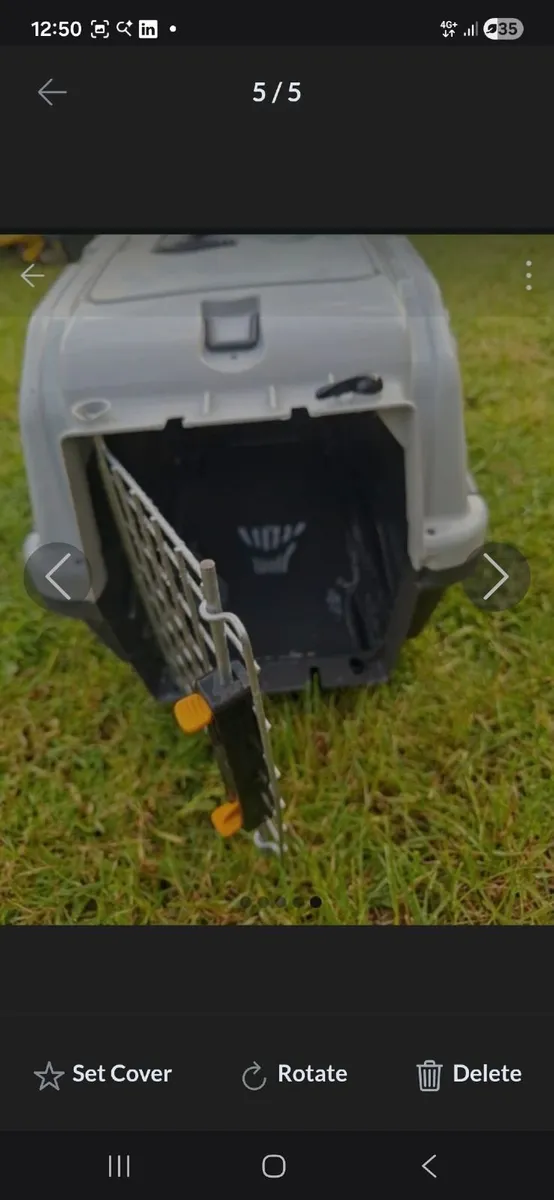 Medium dog crate and small dog travel carrier - Image 2