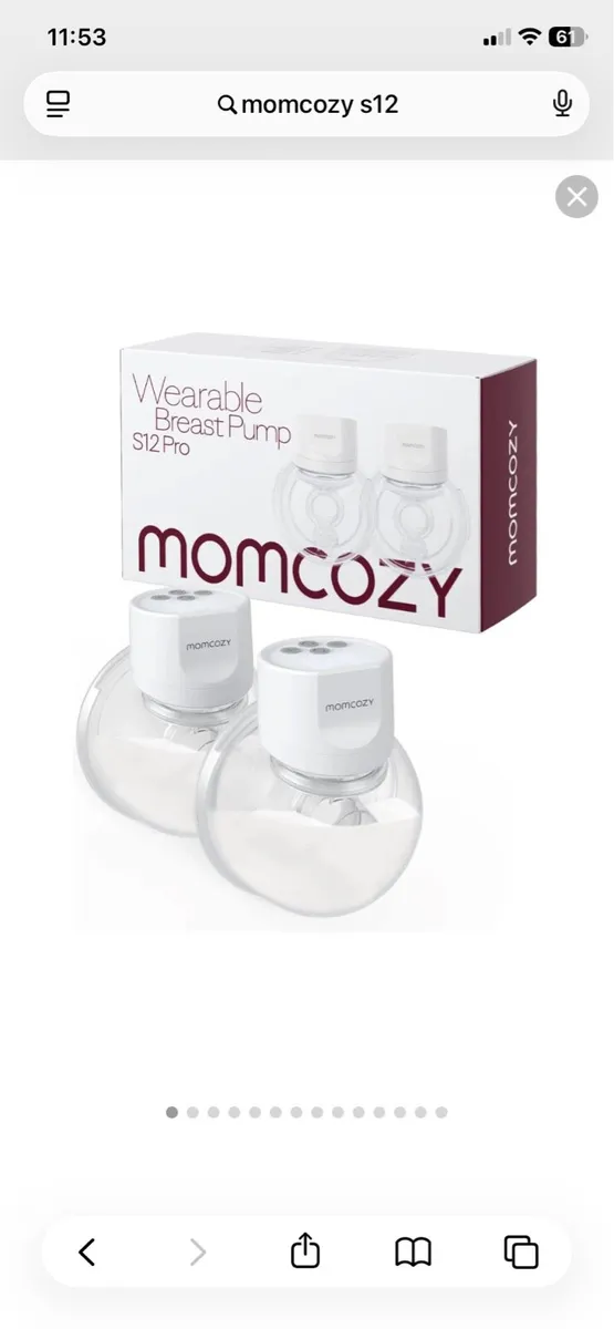 Momcozy Wearable Breast Pump S12 Pro - Image 1