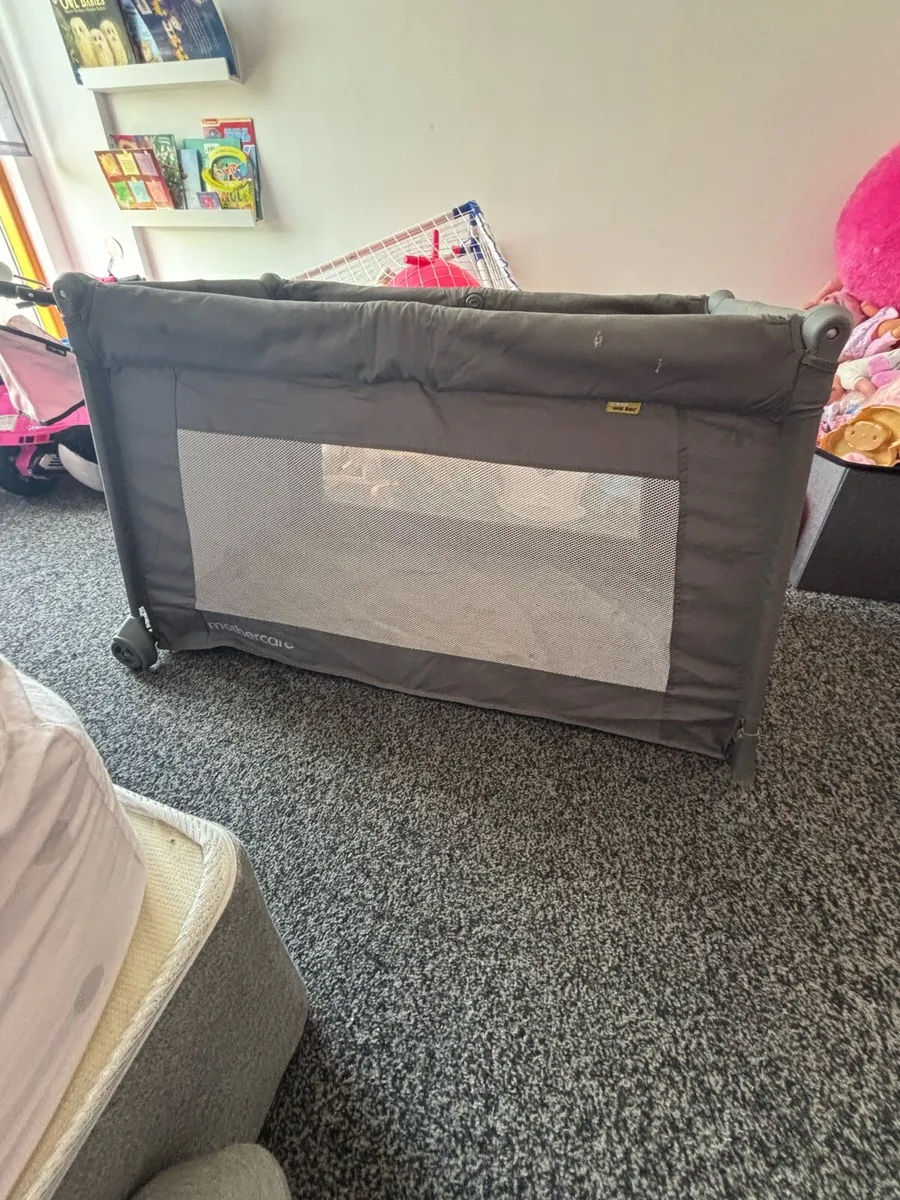 Mothercare Travel Cot with Mattress & Carry Bag - Image 1