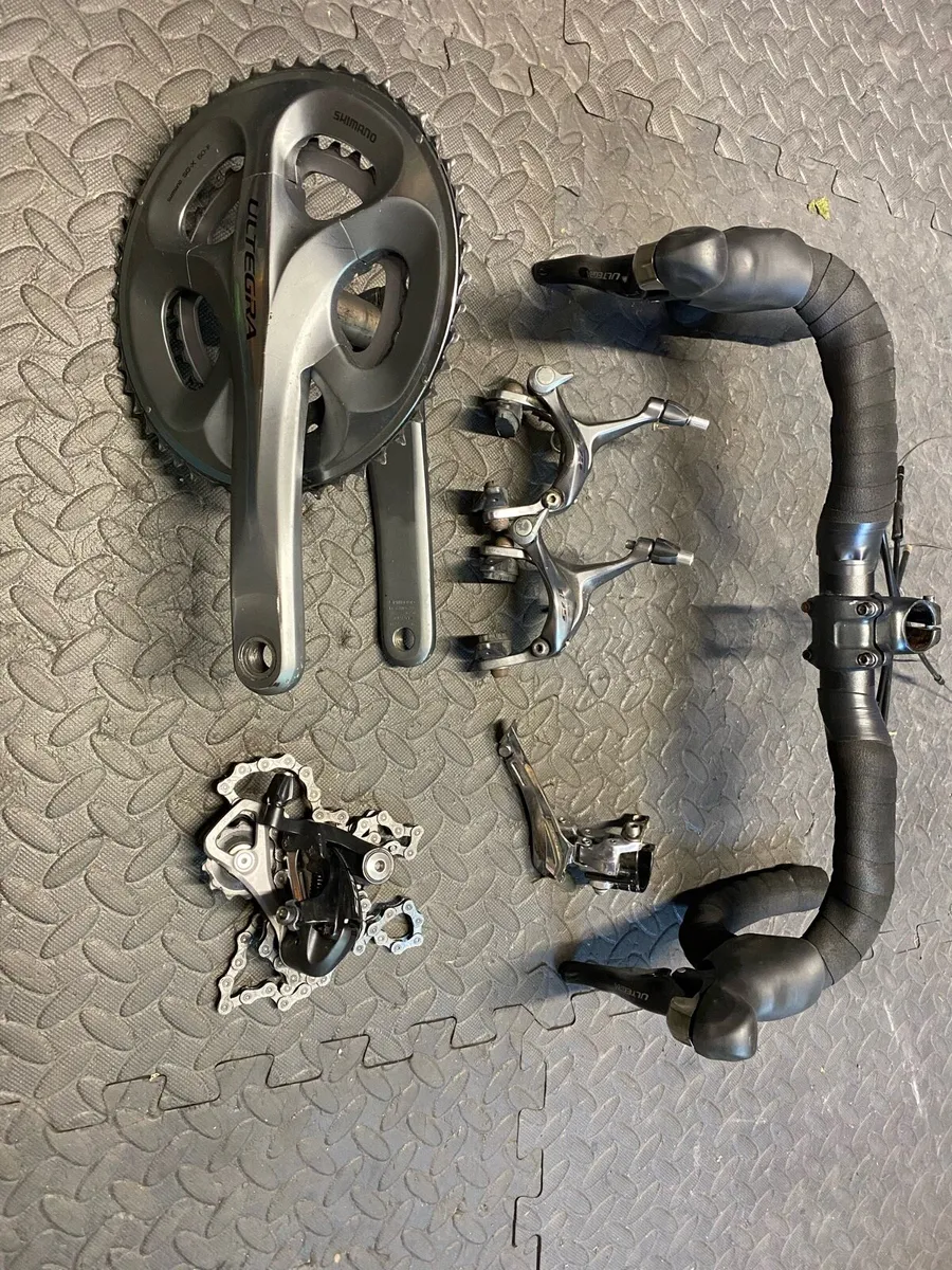 Mixed 105/Ultegra shamino rim brake groupset - Image 1