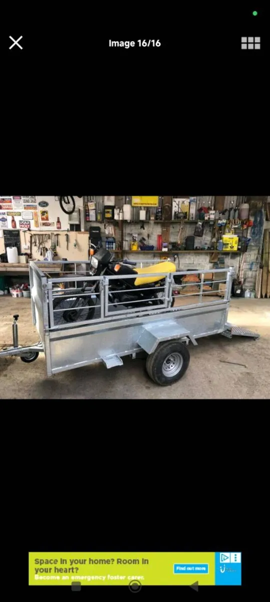 🐑Single axle trailer 🏍️ - Image 2